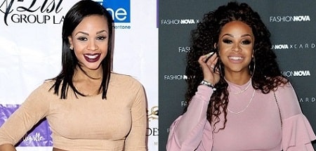 A picture of Masika Kalysha before (left) and after (right).